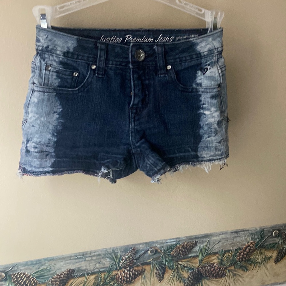 Justice premium shorts, size 10s